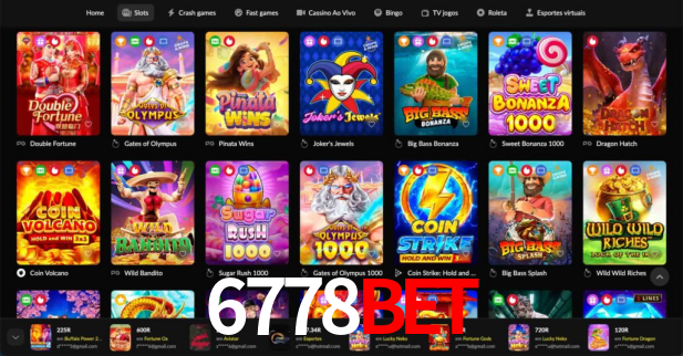 Interface do App 6778bet